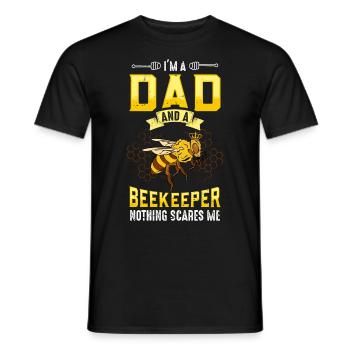 Apiculteur - T-shirt homme - noir - Devant - AI Model Male 178 light (178cm)