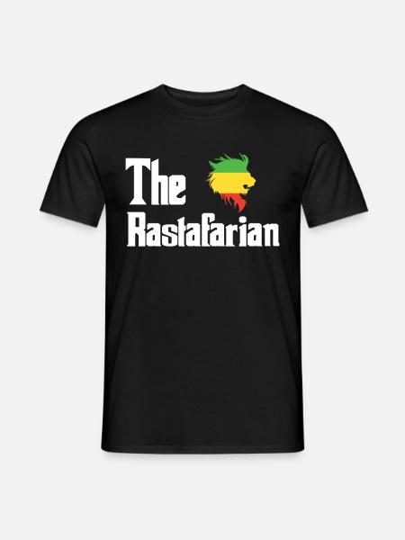 Rastafari - Männer T-Shirt - Schwarz