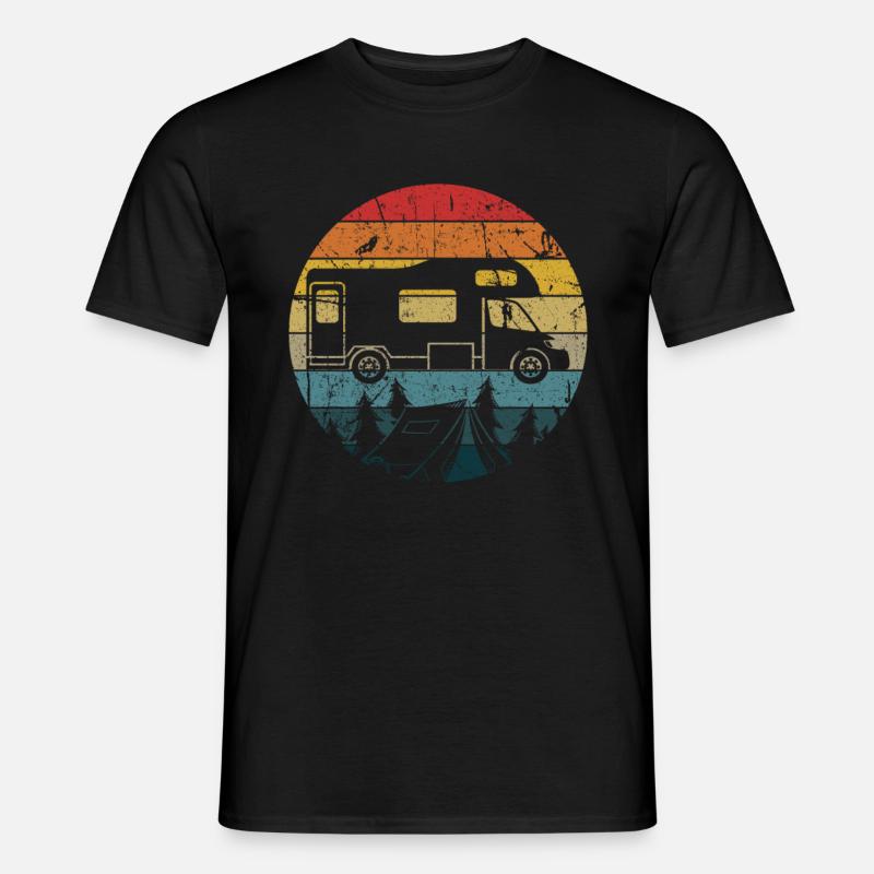 Camper - Männer T-Shirt - Schwarz