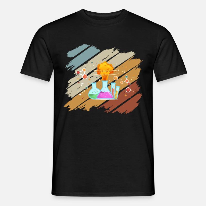 Chemie - Männer T-Shirt - Schwarz