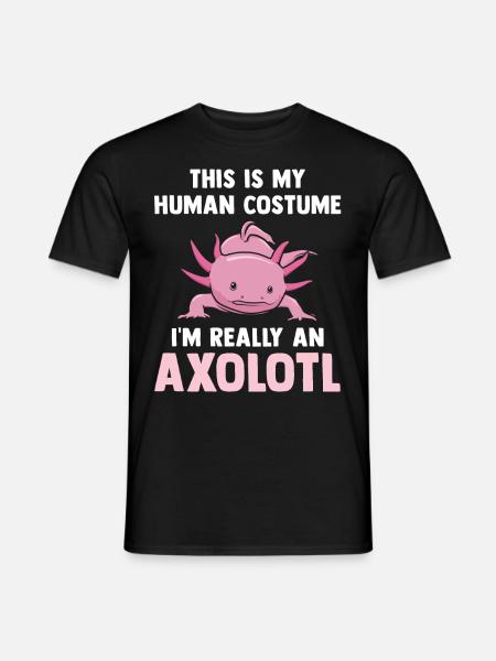 Axolotl - Mænd T-shirt - sort