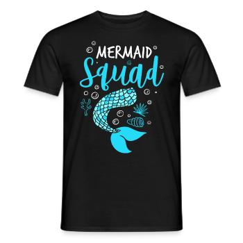 Meerjungfrau - Männer T-Shirt - Schwarz - Vorne - AI Model Male 178 light (178cm)