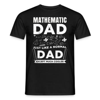 Mathematik Nerd Algebra Geometrie Formel Mathe - Männer T-Shirt - Schwarz - Vorne - AI Model Male 178 light (178cm)