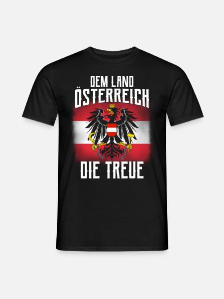 Österreich Flagge Wien Tirol Steiermark Austria - Männer T-Shirt - Schwarz
