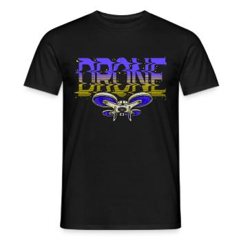Drohne Geschenk Drone Fliegen Quadcopter Copter - Männer T-Shirt - Schwarz - Vorne - AI Model Male 178 light (178cm)