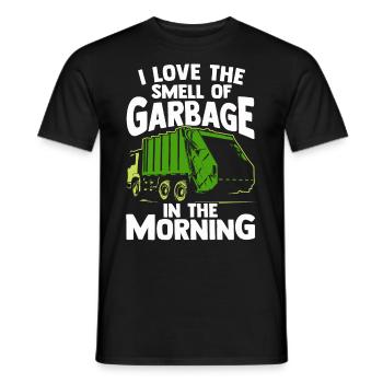 Dustman - Men's T-Shirt - black - Front - AI Model Male 178 light (178cm)