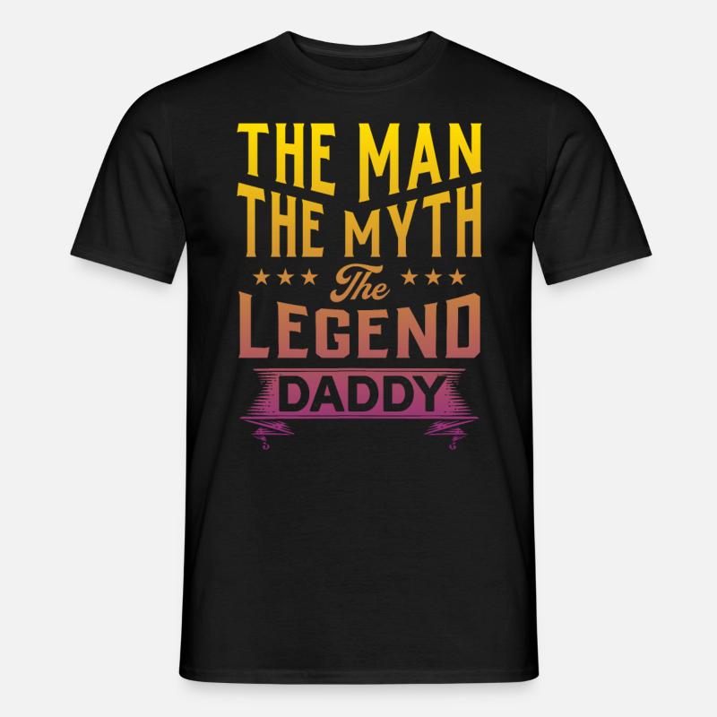 vatertag - Männer T-Shirt - Schwarz