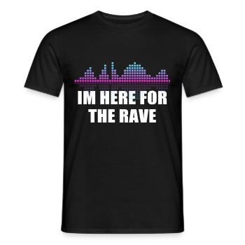 DISC JOCKEY - Men's T-Shirt - black - Front - AI Model Male 178 light (178cm)
