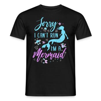 Mermaid Gift Sea Mermaid Mermaid JGA Bride - Men's T-Shirt - black - Front - AI Model Male 178 light (178cm)