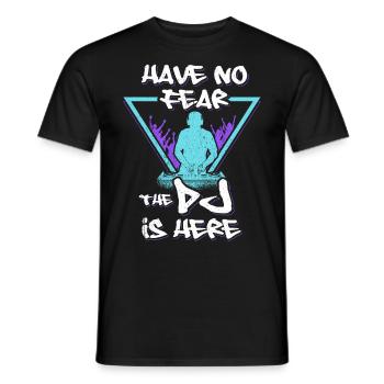 DISC JOCKEY - Men's T-Shirt - black - Front - AI Model Male 178 light (178cm)