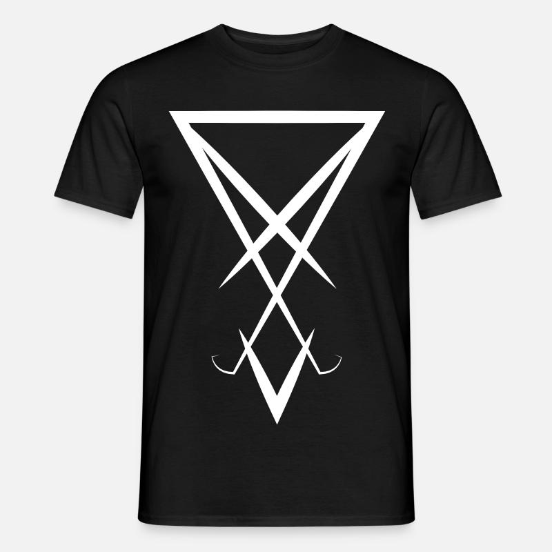 Luzifer-Symbol - Männer T-Shirt - Schwarz