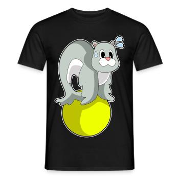Seehund Workout Gymnastik Fitness - Männer T-Shirt - Schwarz - Vorne - AI Model Male 178 light (178cm)