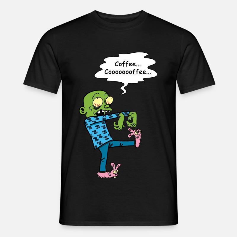 Brauchen Sie einen Kaffee - Männer T-Shirt - Schwarz