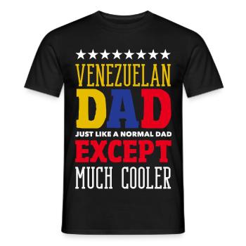 Venezuela Flag Pride & Home Venezuela - Men's T-Shirt - black - Front - AI Model Male 178 light (178cm)