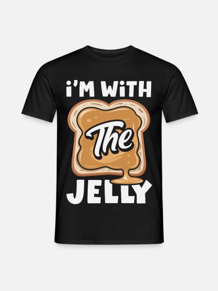 Peanut Butter & Jam Partner Look Design - Men's T-Shirt - black