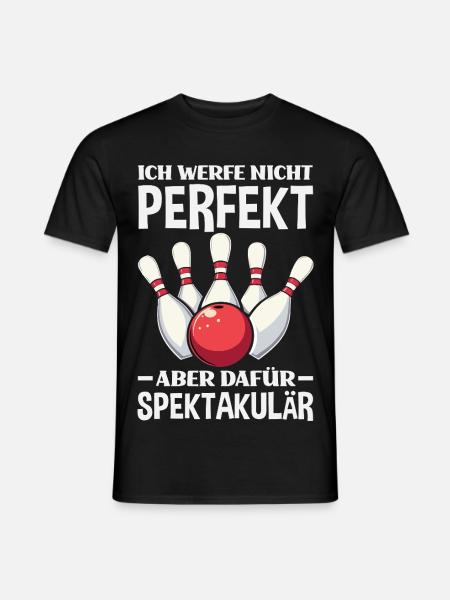 Nicht Perfekt Aber Spektakulär - Männer T-Shirt - Schwarz