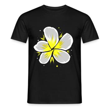 Temple Flower - Men's T-Shirt - black - Front - AI Model Male 178 light (178cm)