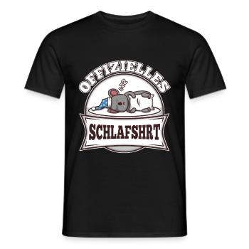 Offizielles schlafshirt Koala - Männer T-Shirt - Schwarz - Vorne - AI Model Male 178 light (178cm)