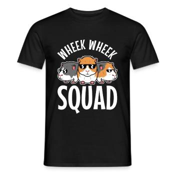 Wheek squad - Men's T-Shirt - black - Front - AI Model Male 178 light (178cm)