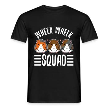 Wheek squad - Men's T-Shirt - black - Front - AI Model Male 178 light (178cm)