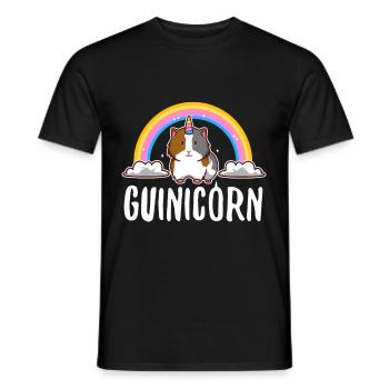 Guinicorn - Männer T-Shirt - Schwarz - Vorne - AI Model Male 178 light (178cm)