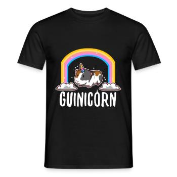 Guinicorn - Männer T-Shirt - Schwarz - Vorne - AI Model Male 178 light (178cm)
