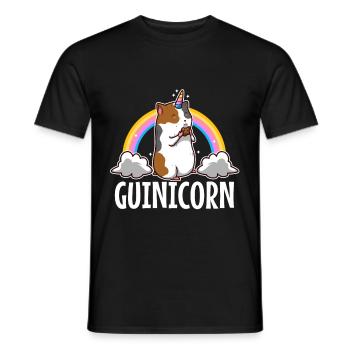 Guinicorn - Männer T-Shirt - Schwarz - Vorne - AI Model Male 178 light (178cm)