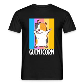 Guinicorn - Männer T-Shirt - Schwarz - Vorne - AI Model Male 178 light (178cm)