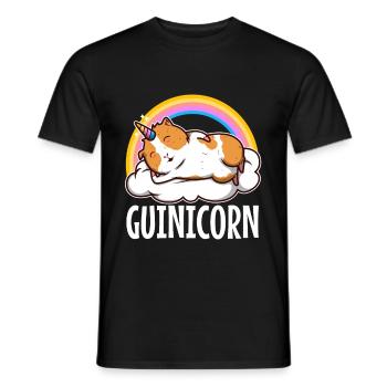 Guinicorn - Männer T-Shirt - Schwarz - Vorne - AI Model Male 178 light (178cm)