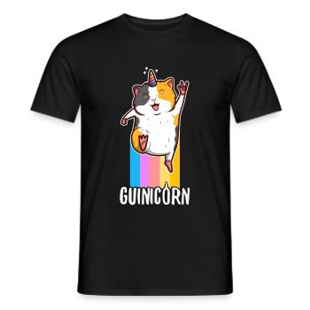 Guinicorn - Männer T-Shirt - Schwarz - Vorne - AI Model Male 178 light (178cm)