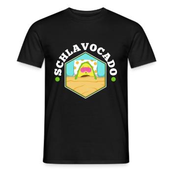 Schlavocado - Männer T-Shirt - Schwarz - Vorne - AI Model Male 178 light (178cm)
