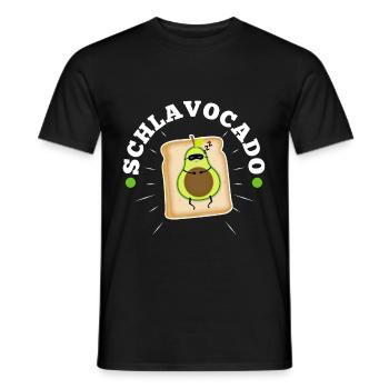 Schlavocado - Männer T-Shirt - Schwarz - Vorne - AI Model Male 178 light (178cm)