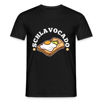 Schlavocado - Männer T-Shirt - Schwarz - Vorne - AI Model Male 178 light (178cm)