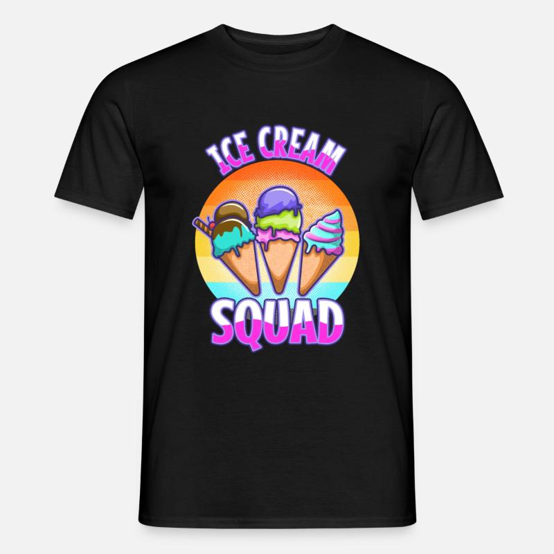 Ice cream squad - Männer T-Shirt - Schwarz
