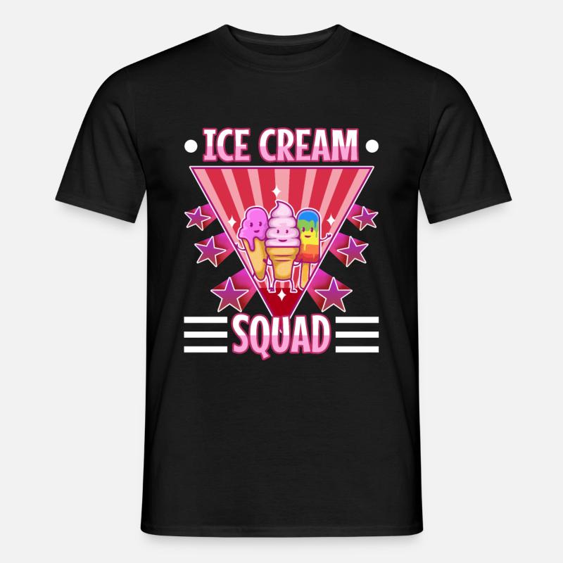 Ice cream squad - Männer T-Shirt - Schwarz