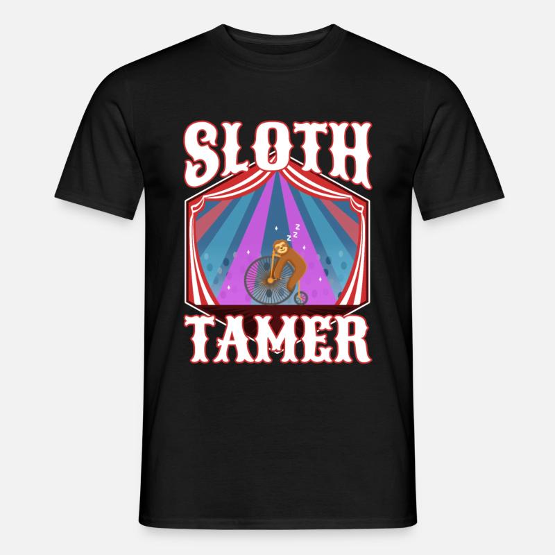 Sloth Tamer - Männer T-Shirt - Schwarz
