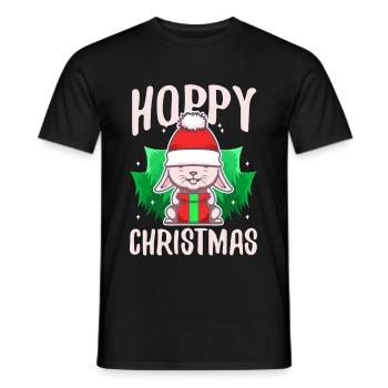 Noël houblonné - T-shirt homme - noir - Devant - AI Model Male 178 light (178cm)