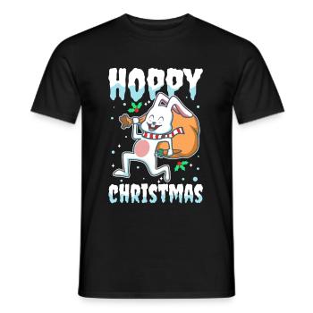 Noël houblonné - T-shirt homme - noir - Devant - AI Model Male 178 light (178cm)