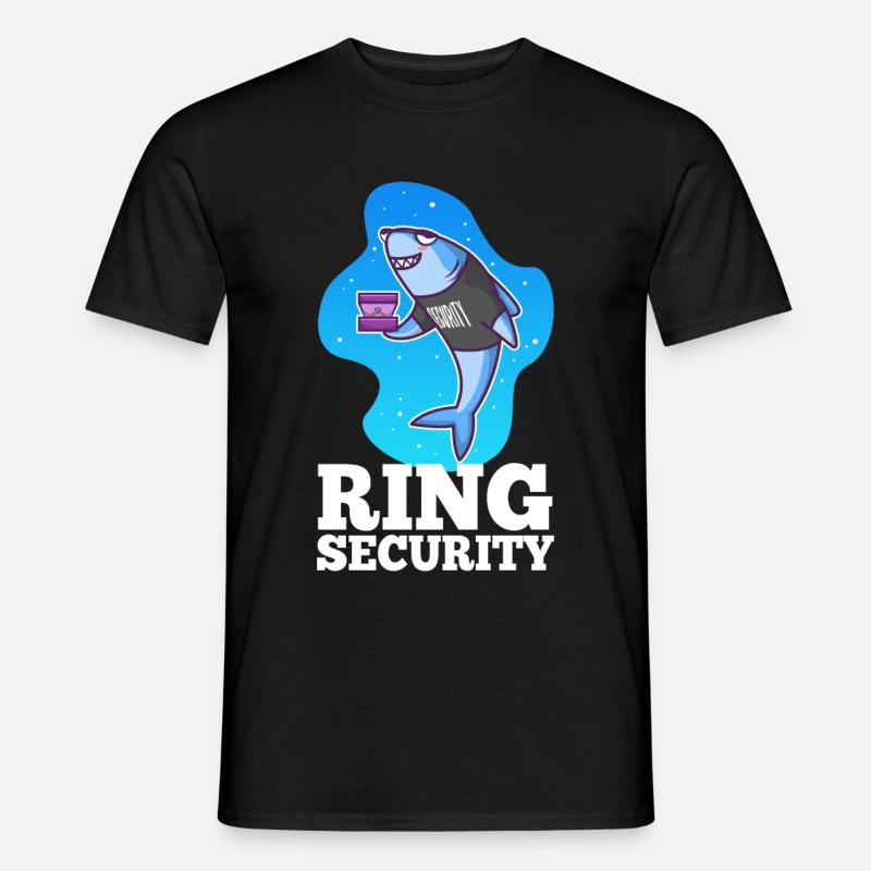 Ring Security Wedding - Männer T-Shirt - Schwarz