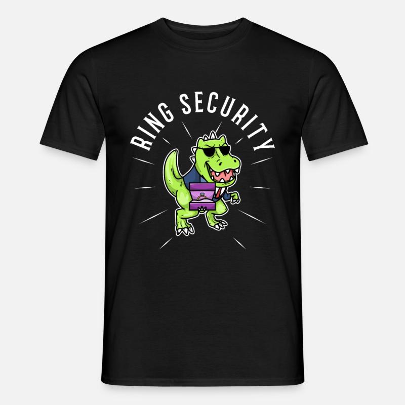 Ring Security Wedding - Männer T-Shirt - Schwarz
