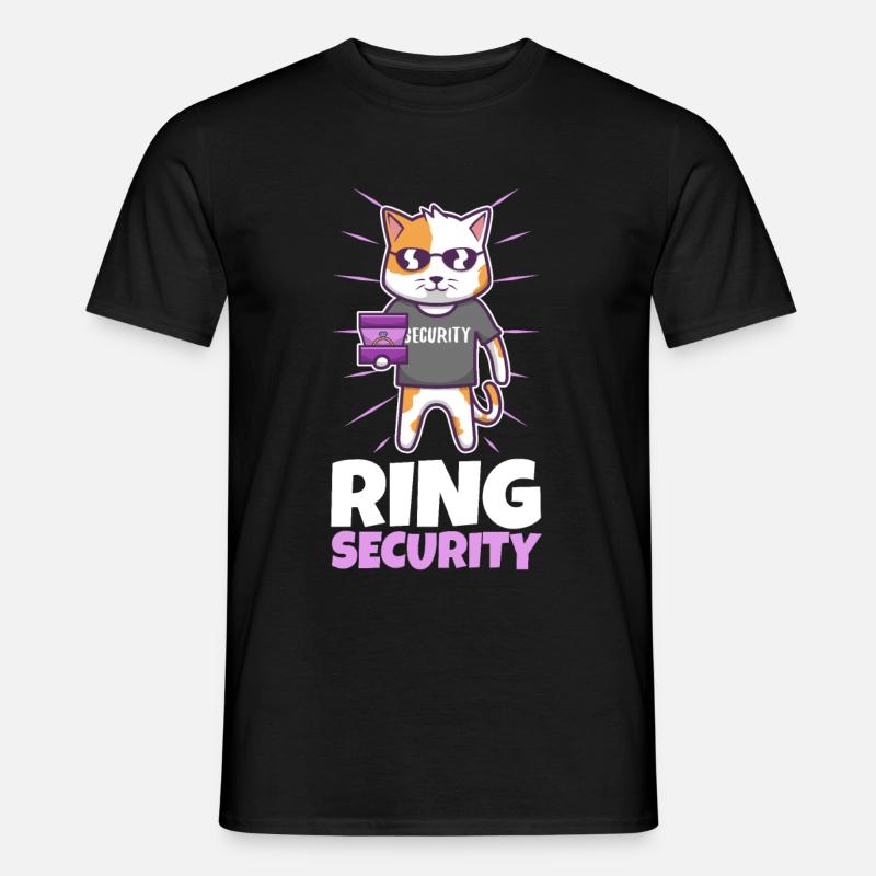 Ring Security Wedding - Männer T-Shirt - Schwarz