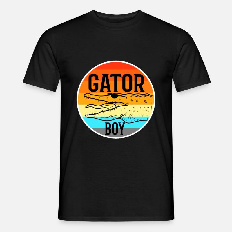 Gator Boy - Männer T-Shirt - Schwarz