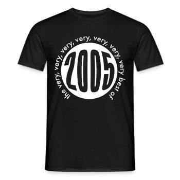 Very very best of Jahrgang 2005 geboren - Männer T-Shirt - Schwarz - Vorne - AI Model Male 178 light (178cm)