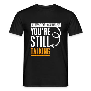 Drôle de sarcasme cadeau Sarcastique - T-shirt homme - noir - Devant - AI Model Male 178 light (178cm)