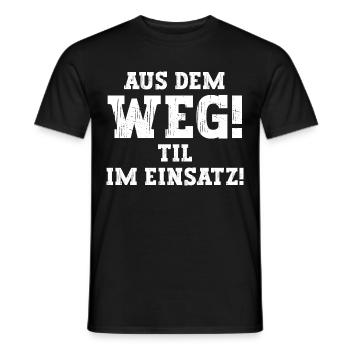 Til Lustiger Spruch Vorname Name Til - Männer T-Shirt - Schwarz - Vorne - AI Model Male 178 light (178cm)