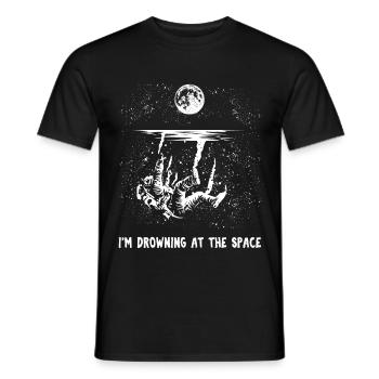 Raumfahrer Astronaut Kosmonaut Geschenk - Männer T-Shirt - Schwarz - Vorne - AI Model Male 178 light (178cm)