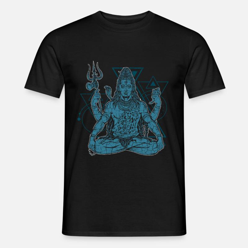 Shiva - Männer T-Shirt - Schwarz