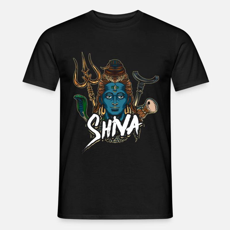 Don de divinité hindouisme Shiva - T-shirt homme - noir