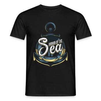 Warriors of the sea - Men's T-Shirt - black - Front - AI Model Male 178 light (178cm)