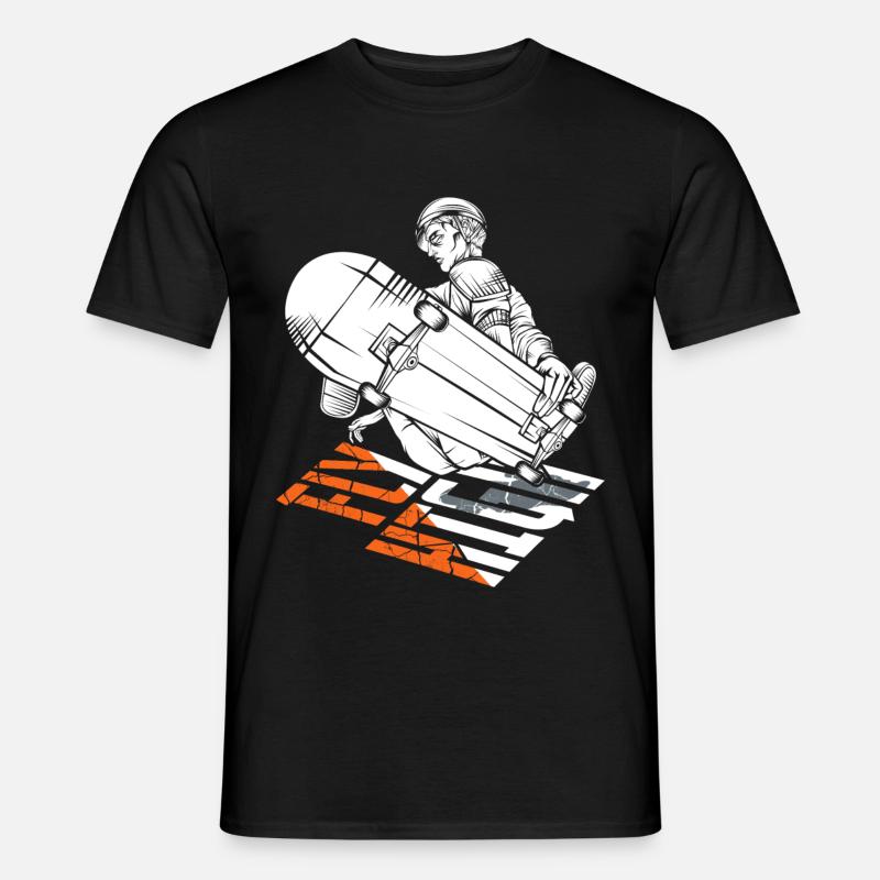 Skating - Männer T-Shirt - Schwarz
